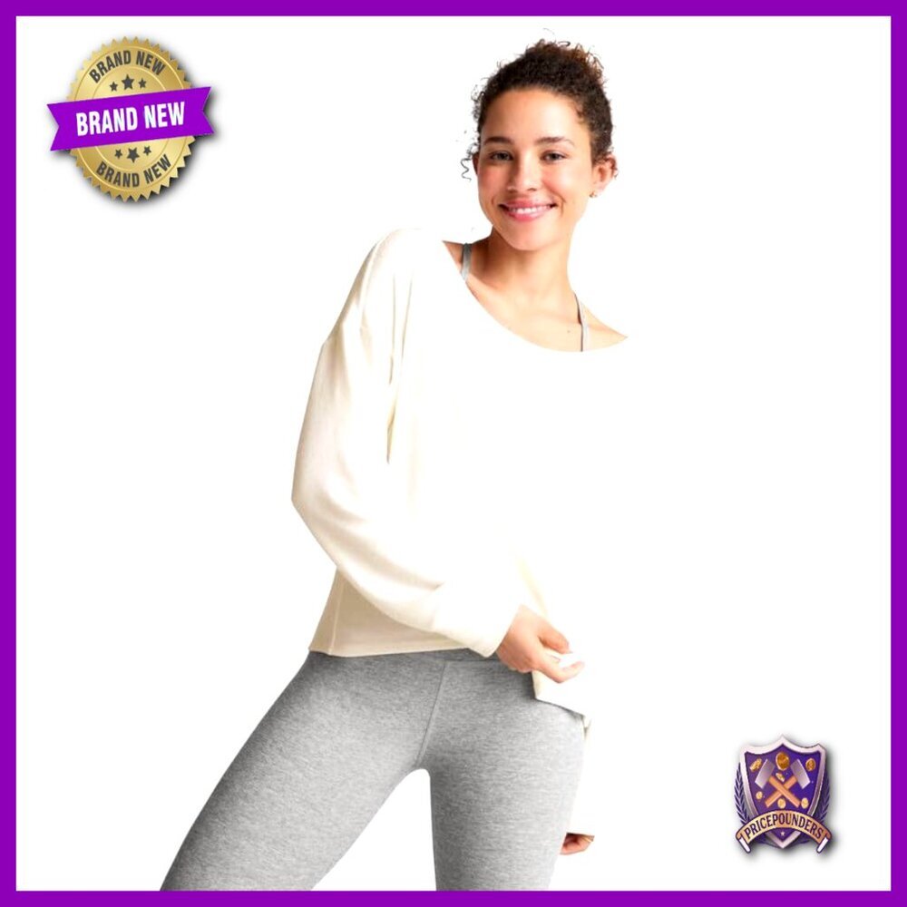 Luxe Pullover Sweater Off Shoulder Loose Fit Loungewear